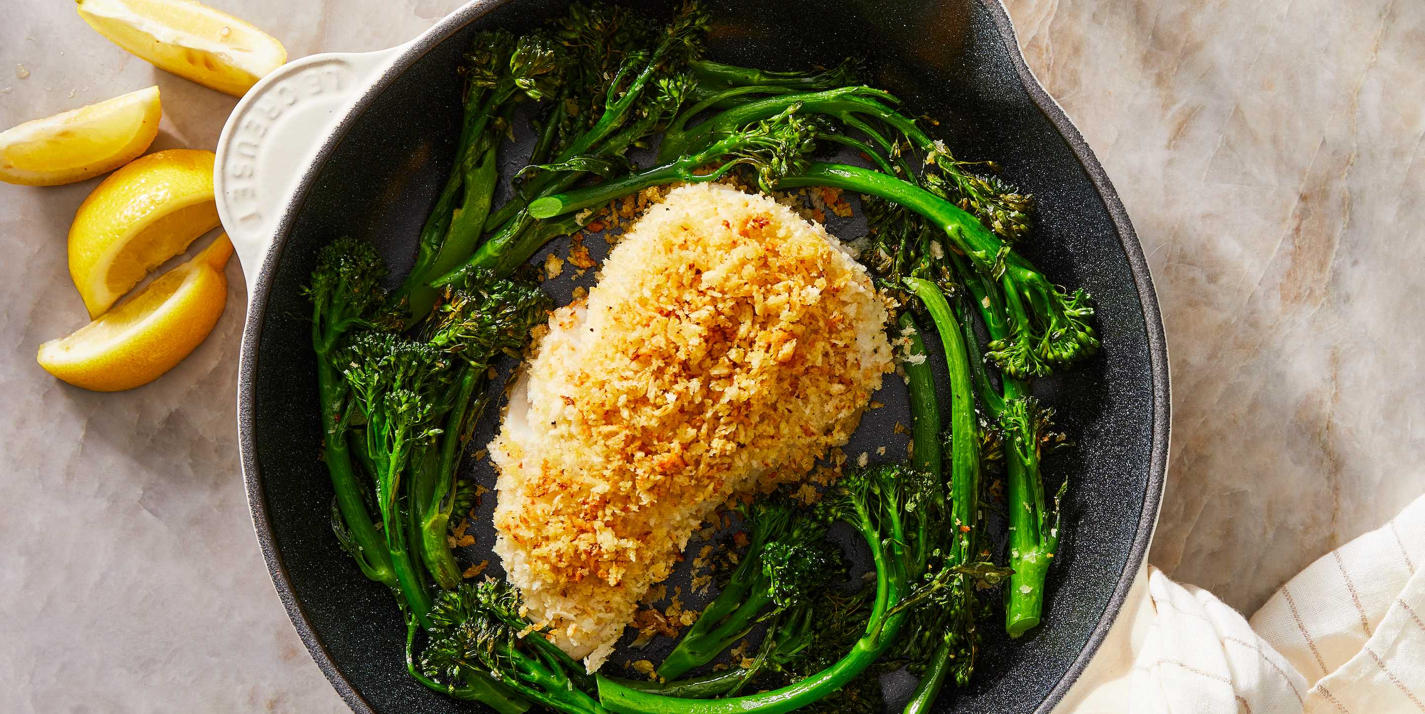 Pan-Roasted Sablefish with Crispy Crumbs