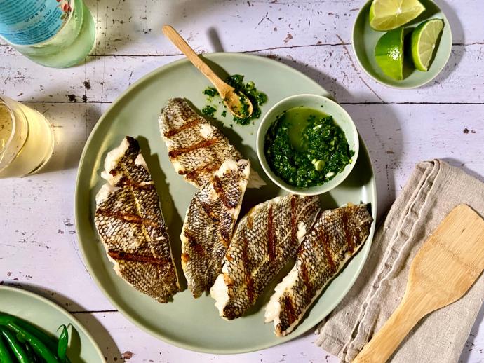 Grilled Sea Bass 