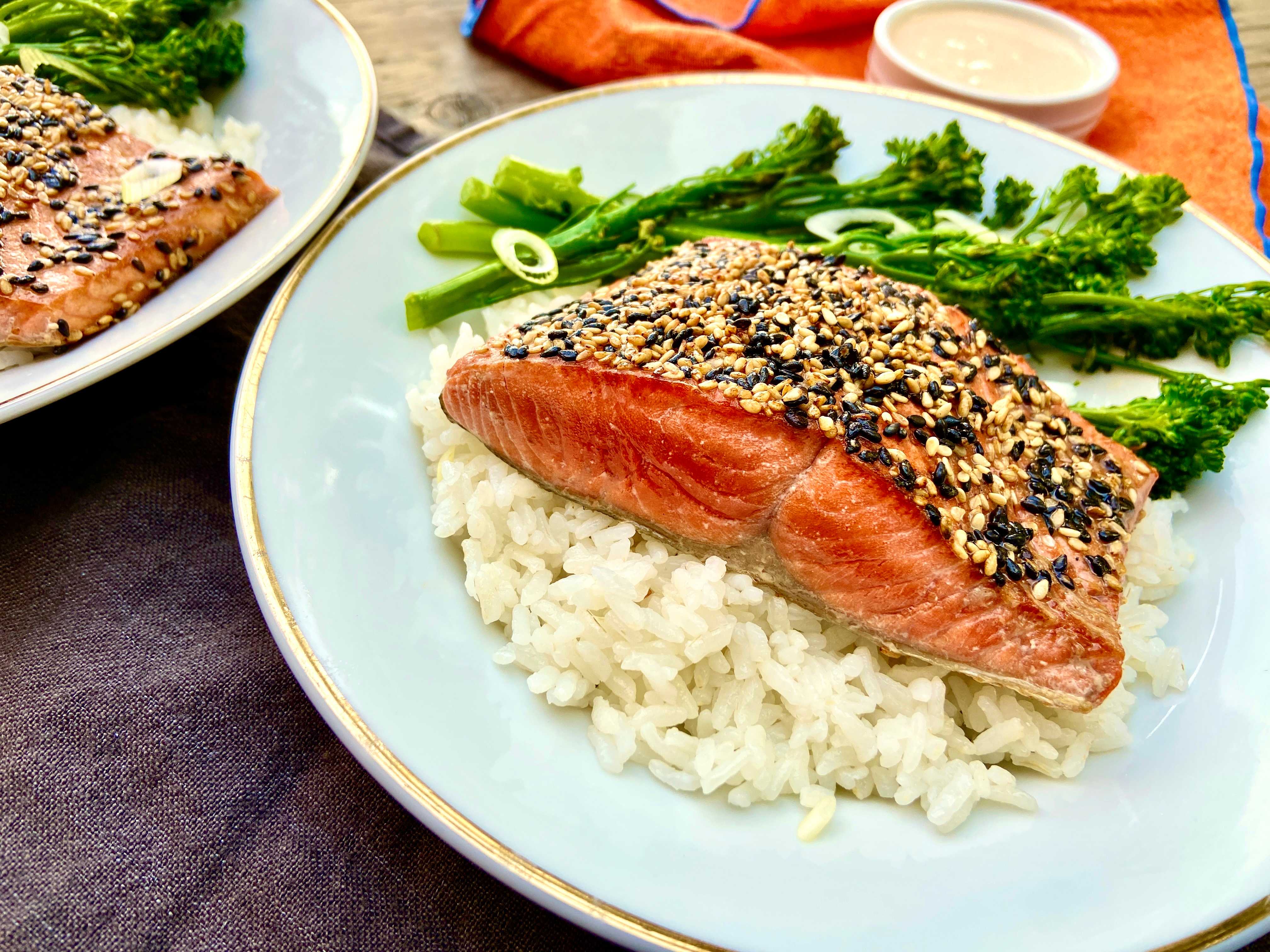 Sesame-Crusted Salmon recipe by Grace Parisi