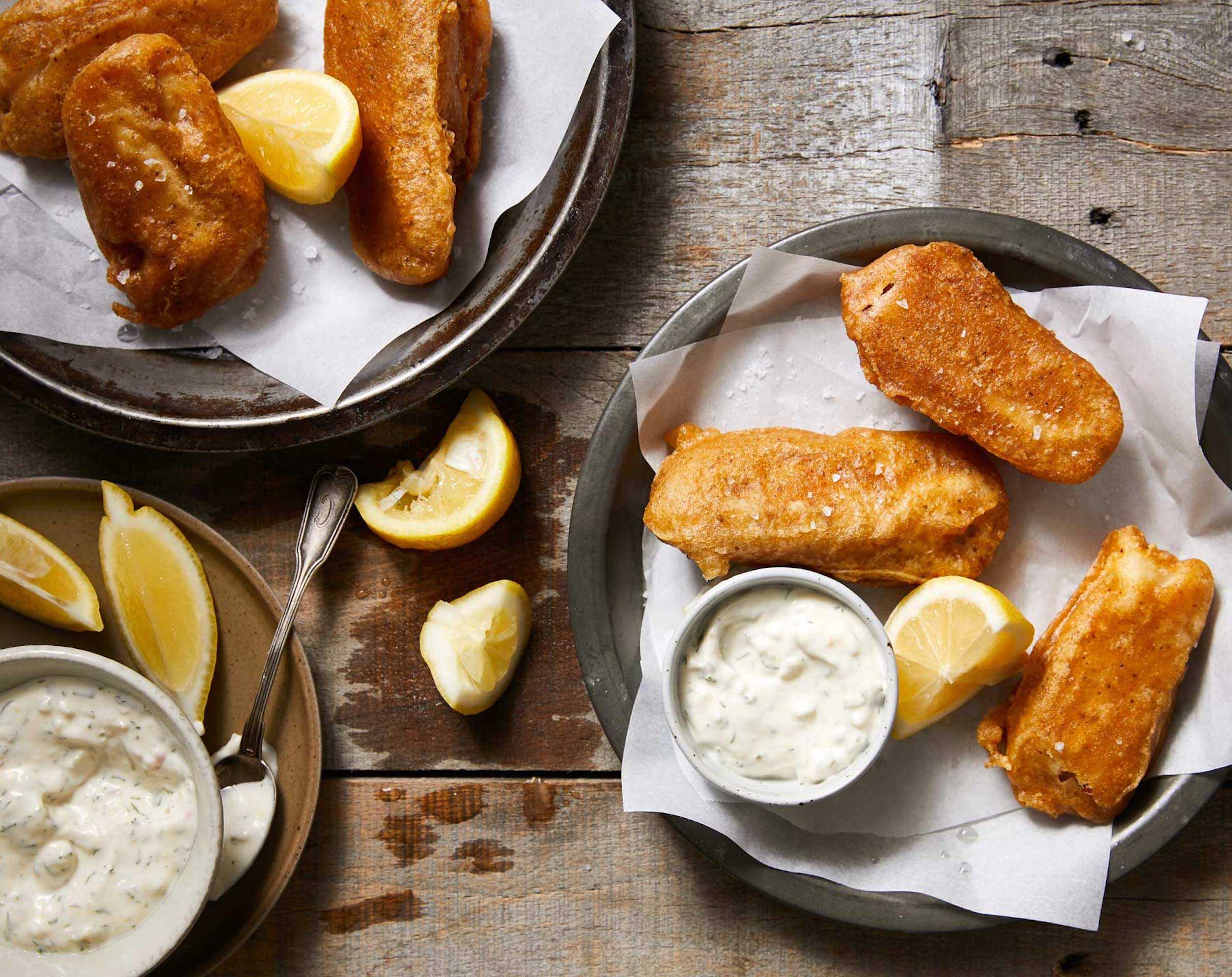 Seafood Subscription - Super Crispy Fried Fish Fingers with Easy Homemade Tartar Sauce