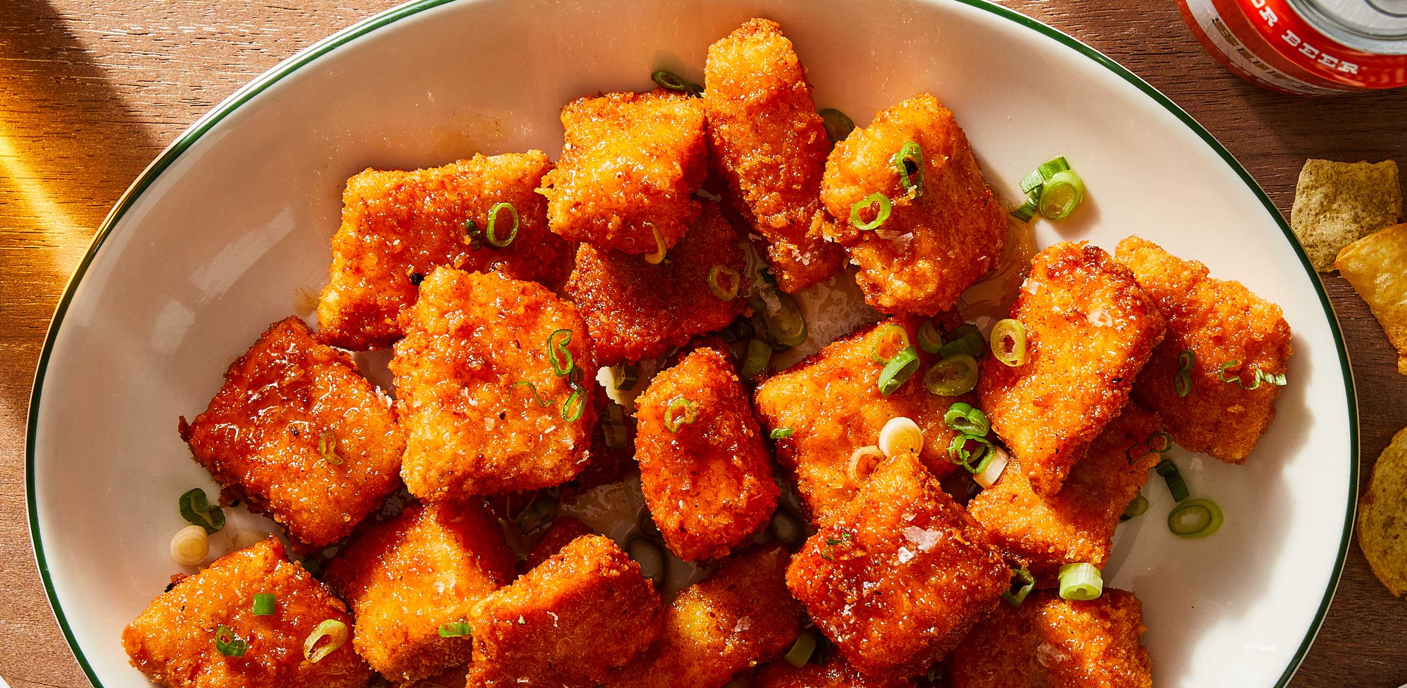 Hot Honey Salmon Bites