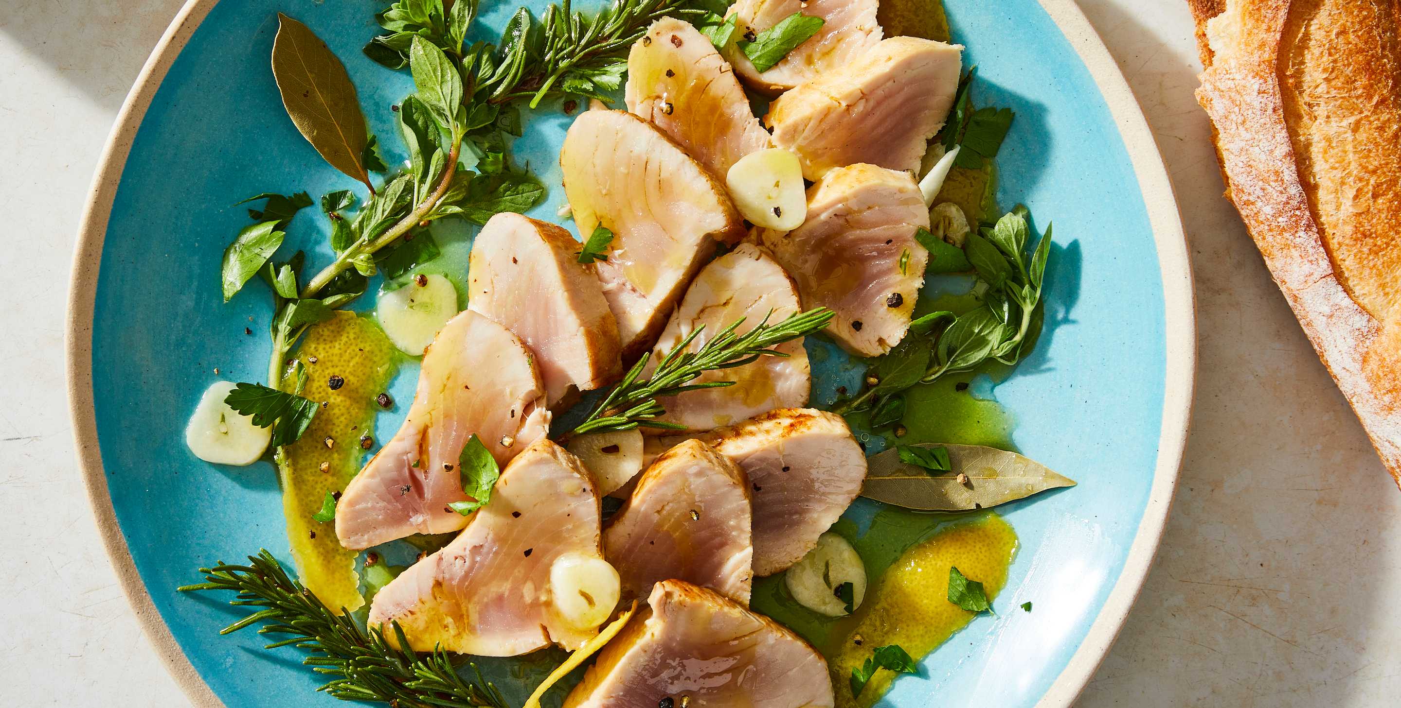 Seared Tuna with Salmoriglio