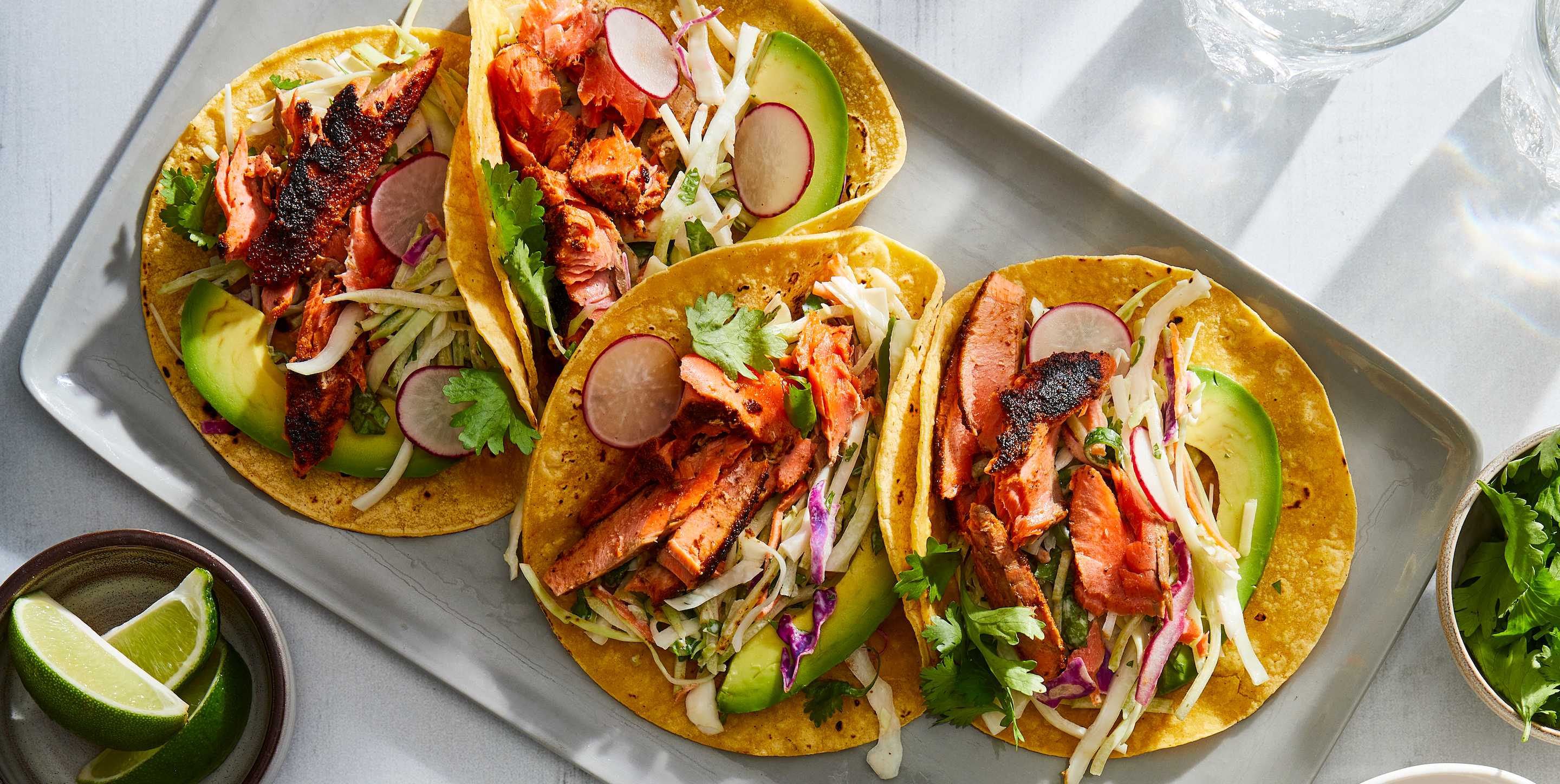 Blackened Salmon Tacos