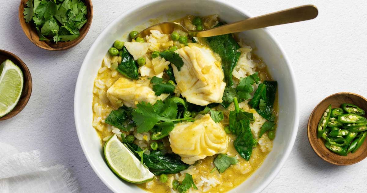 20-Minute Thai Green Fish Curry Recipe