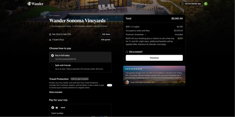 Checkout experience improvements