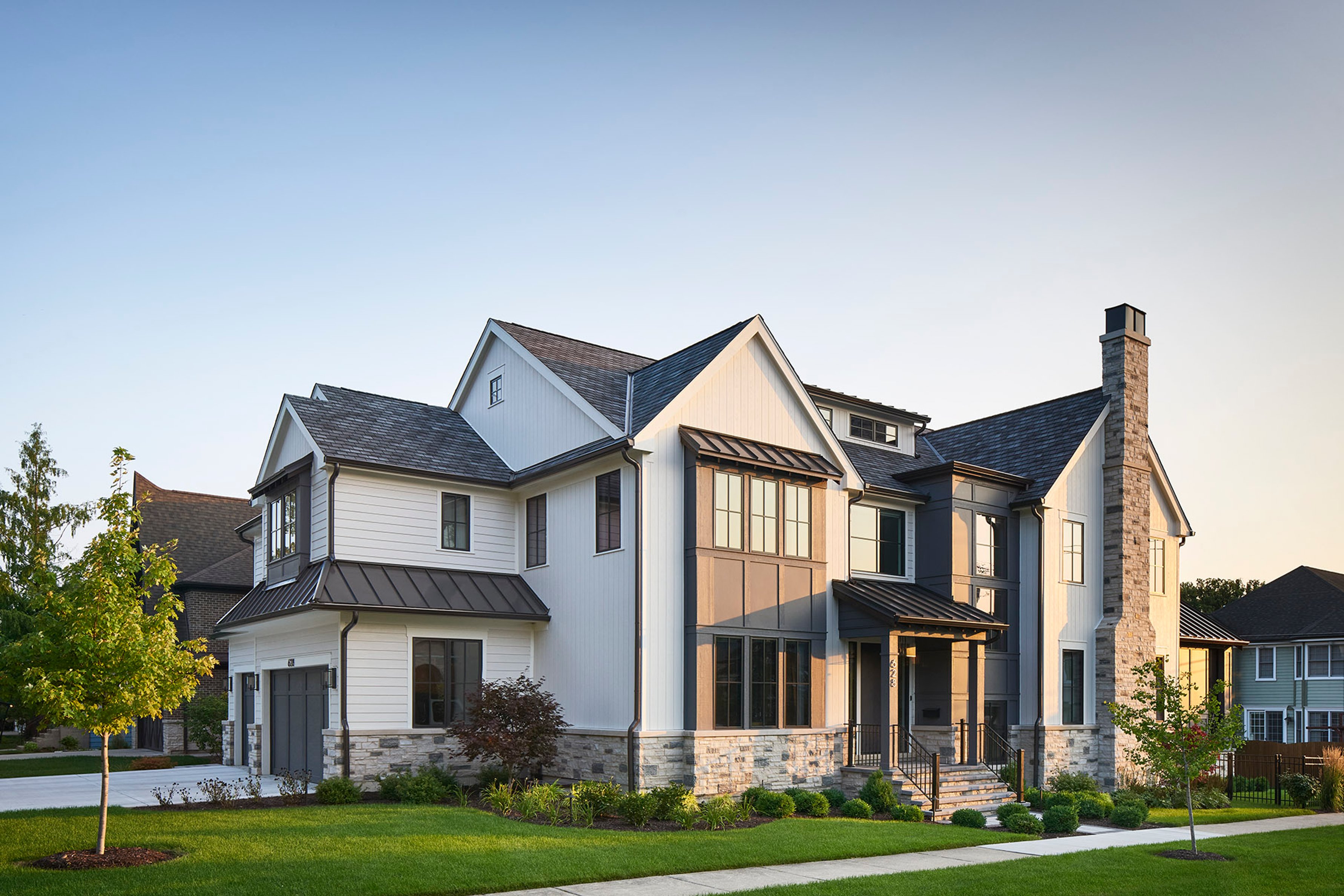 Dawn Reeves Design Luxury Interior Design Chicago Illinois Fairview Exterior Front Wide