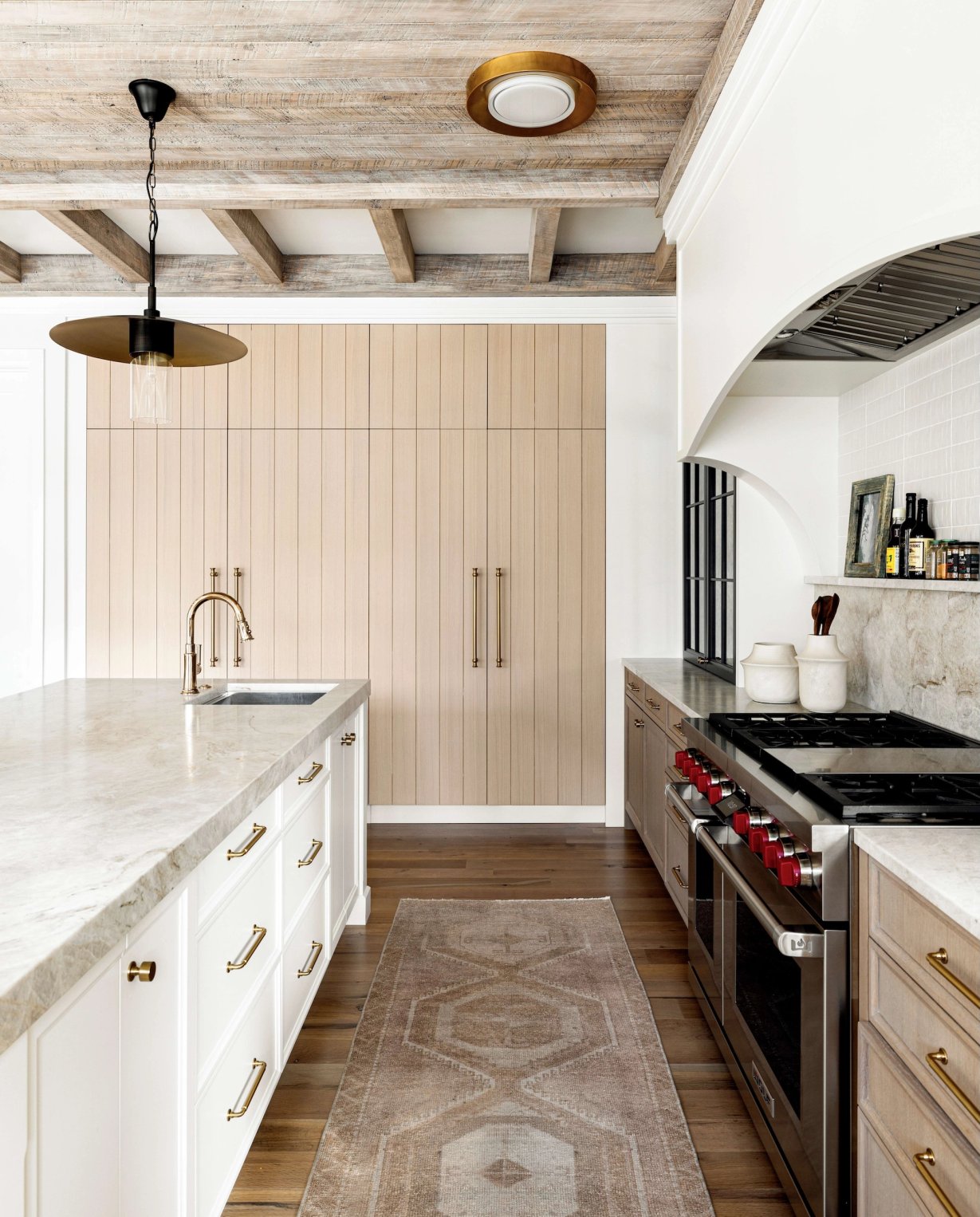 Dawn Reeves Design Luxury Interior Design Chicago Illinois Vallette Kitchen Range Hidden Pantry