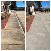 Sidewalks see a lot of various traffic and filth like dirt, rocks, and moss. Cleaning your sidewalks will help give your property curb appeal.