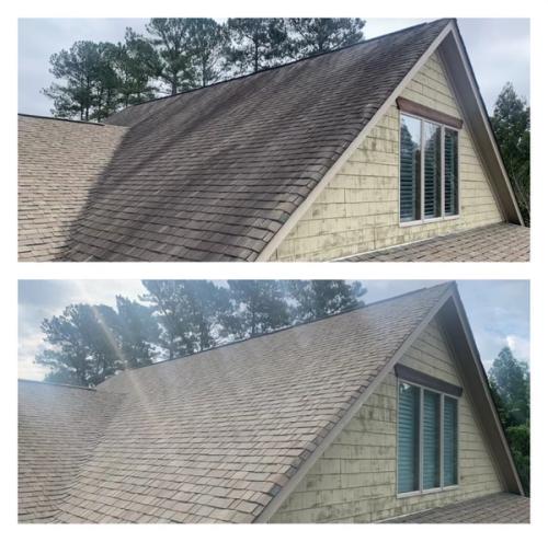 Cleaning your roof not only improves your curb appeal, but it also improves the life and function of your roof. 