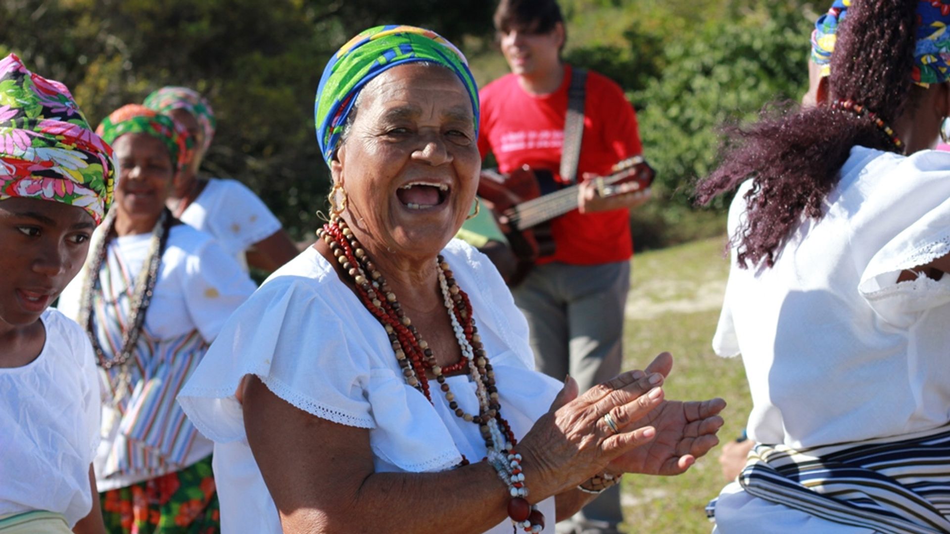 Dona Mariinha. Foto: Acervo da Associação Cultural As Ganhadeiras de Itapuã