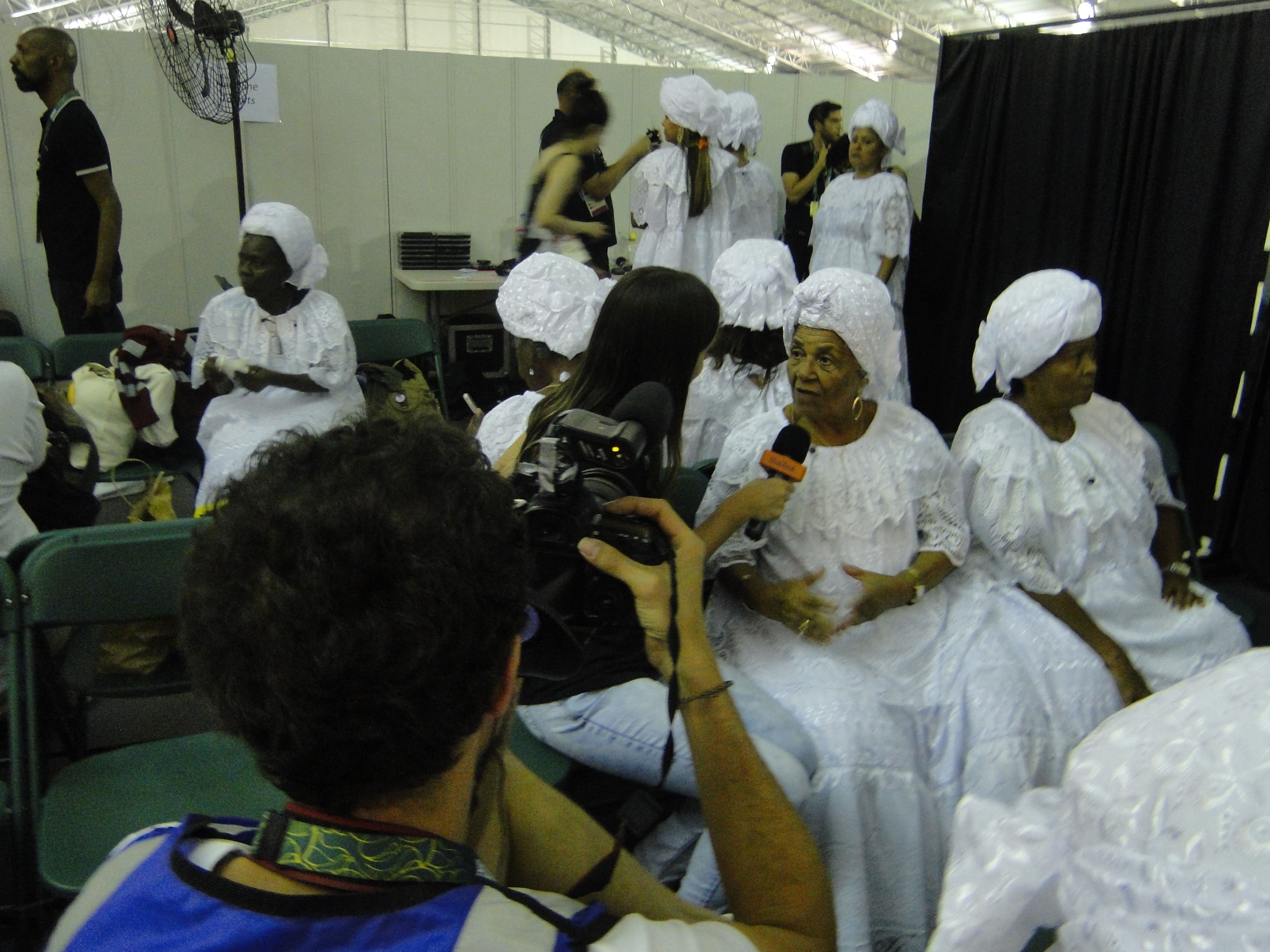 Bastidores da abertura das Olímpiadas 2016 (Rio de Janeiro)
