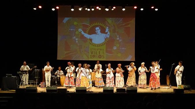 Ganhadeiras no Festival Villa Lobos. Foto: Salviano Filho