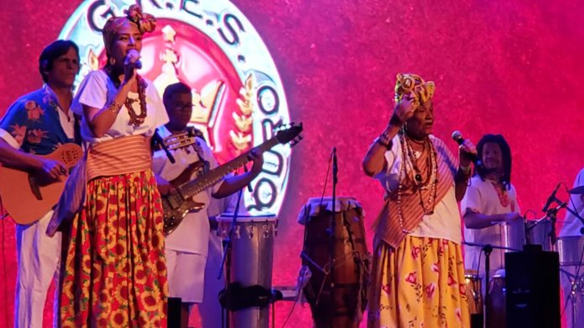 Ganhadeiras de Itapuã na festa de lançamento do enredo da Unidos do Viradouro. Foto: Carlos Papacena