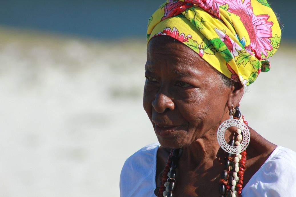 Dona Nicinha. Foto: Acervo da Associação Cultural As Ganhadeiras de Itapuã