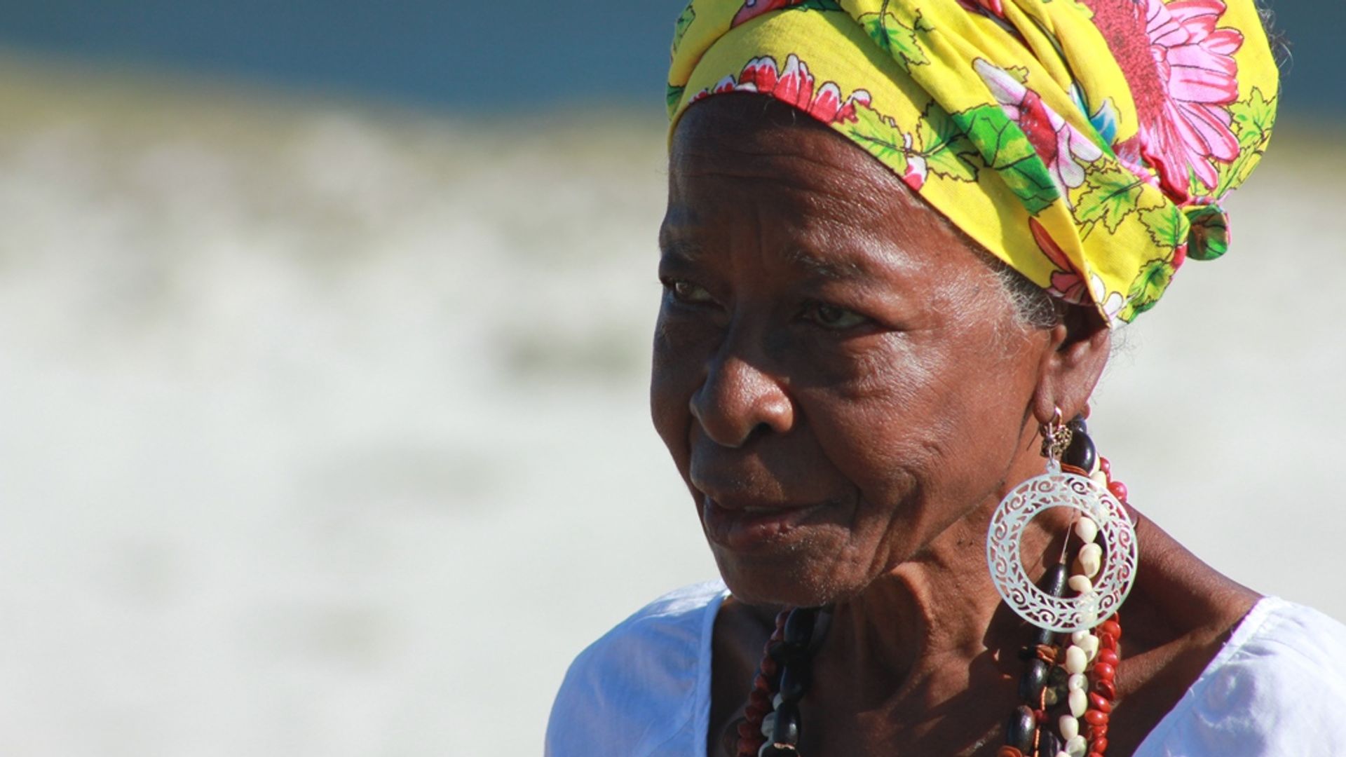 Dona Nicinha. Foto: Acervo da Associação Cultural As Ganhadeiras de Itapuã