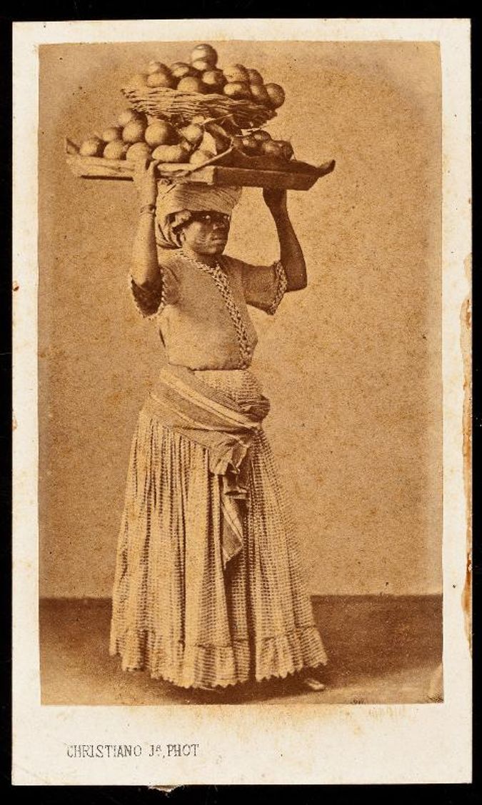 Escrava de ganho vendedora (Christiano Junior, 1864-1865, Rio de Janeiro)