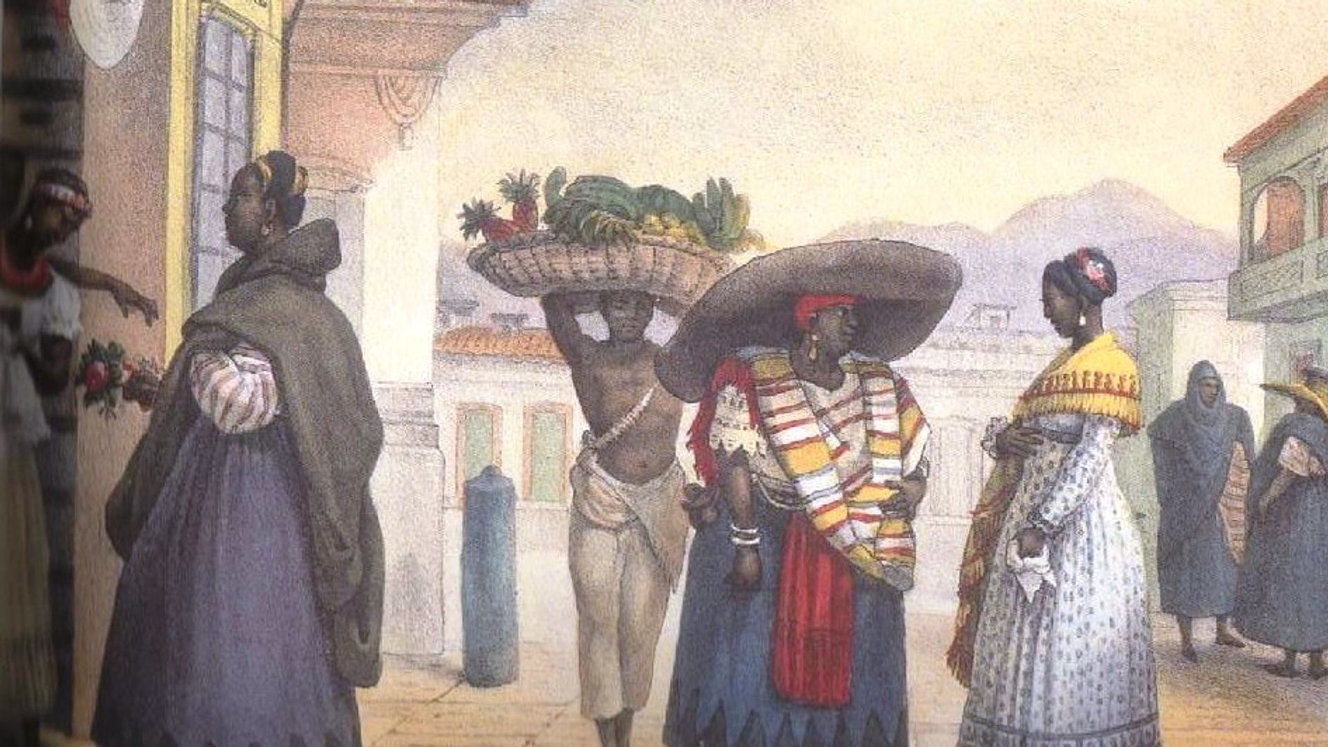 Negras livres vivendo do seu trabalho (Jean Baptiste Debret, 1834-1869)