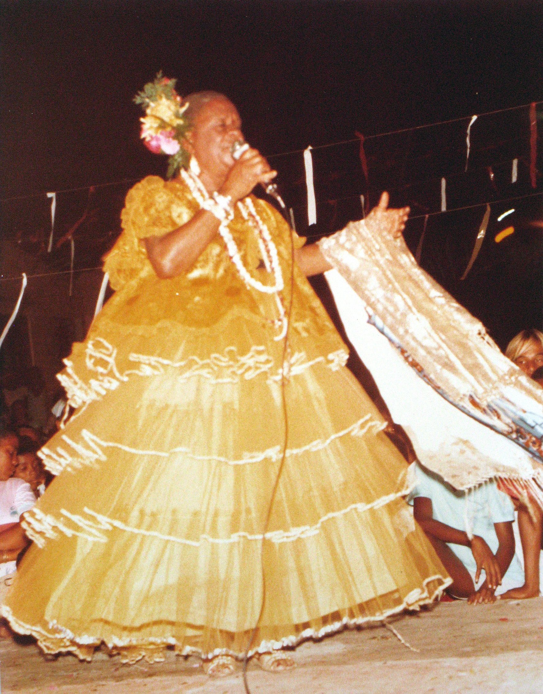 Dona Francisquinha. Foto: Acervo da Associação Cultural As Ganhadeiras de Itapuã