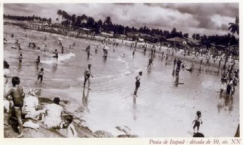 Praia de Itapuã, década de 1950