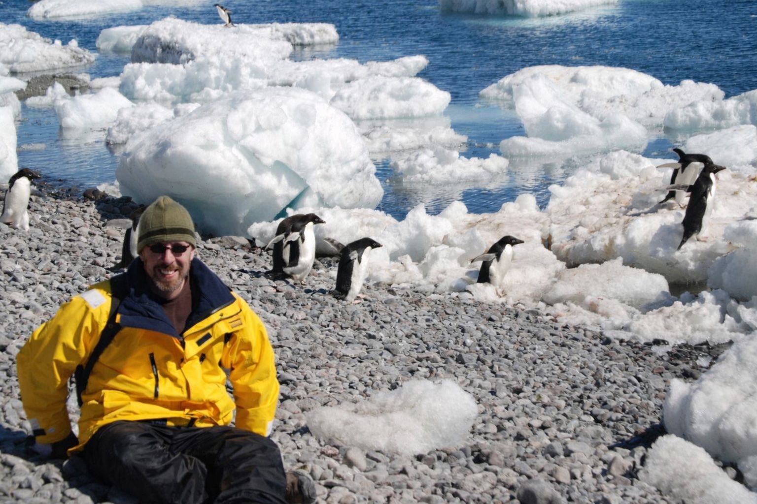 Rusty Cole, Seventh continent. The penguins were not impressed.