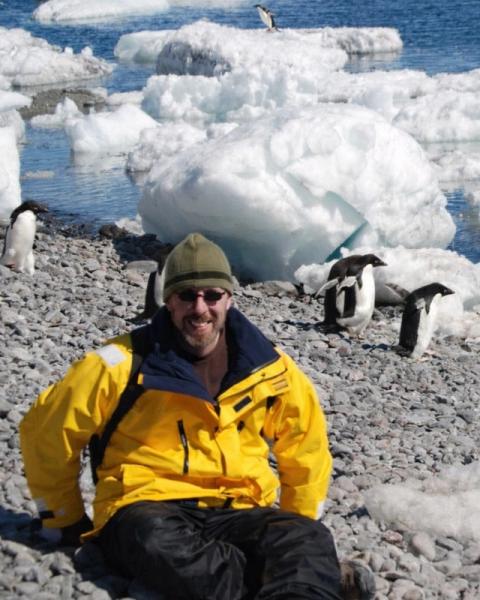 Rusty Cole, Seventh continent. The penguins were not impressed.