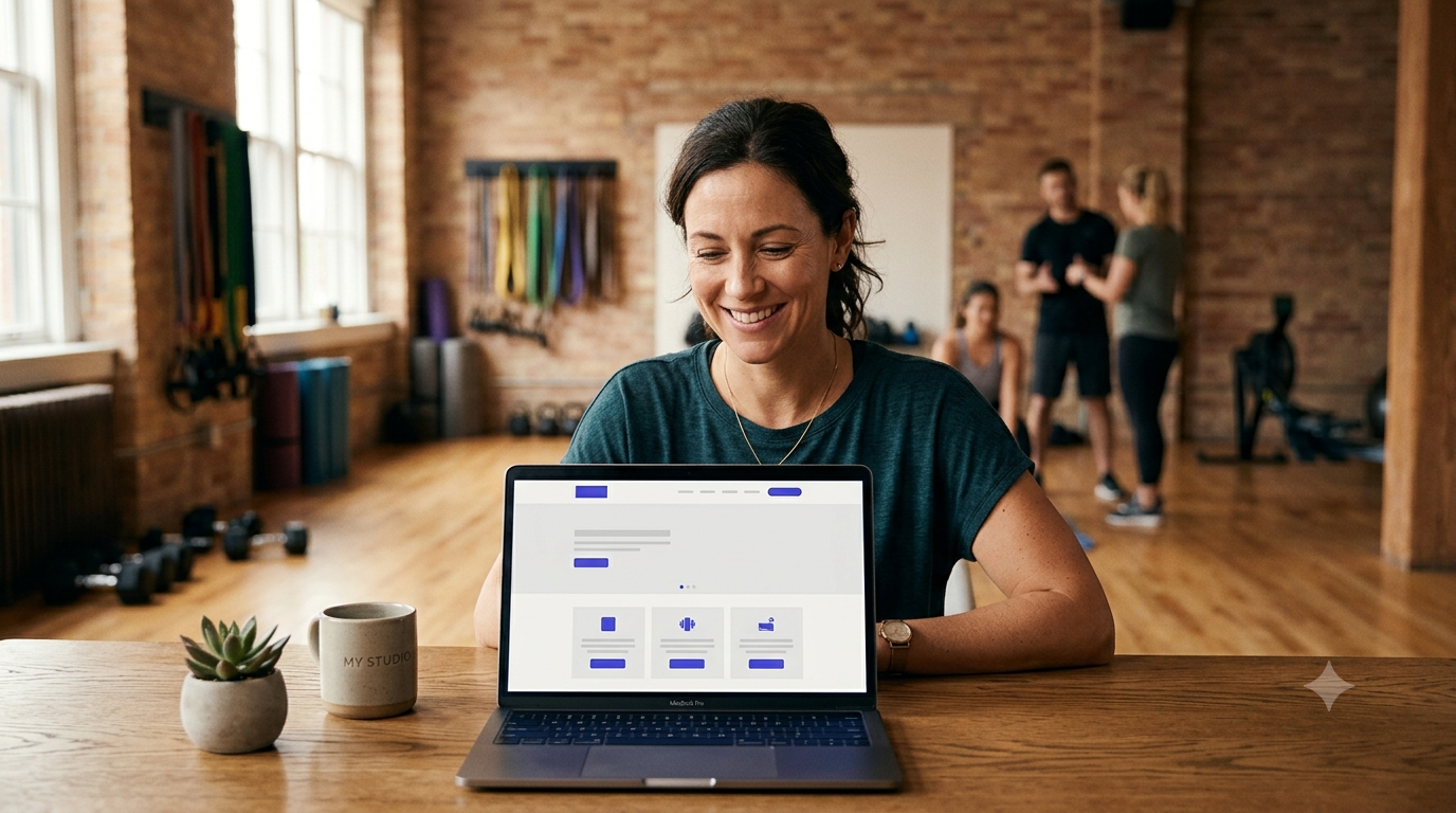 How Fitness Studios Can Get a Professional Website Without an Agency