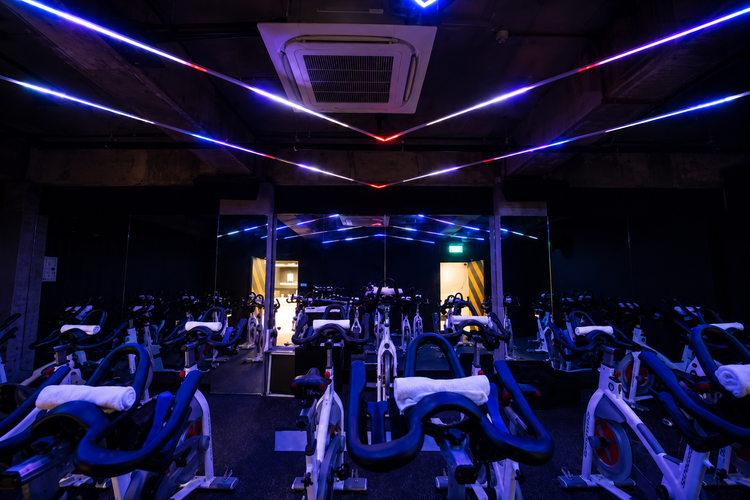 Ground Zero indoor spin and strength gym in Singapore