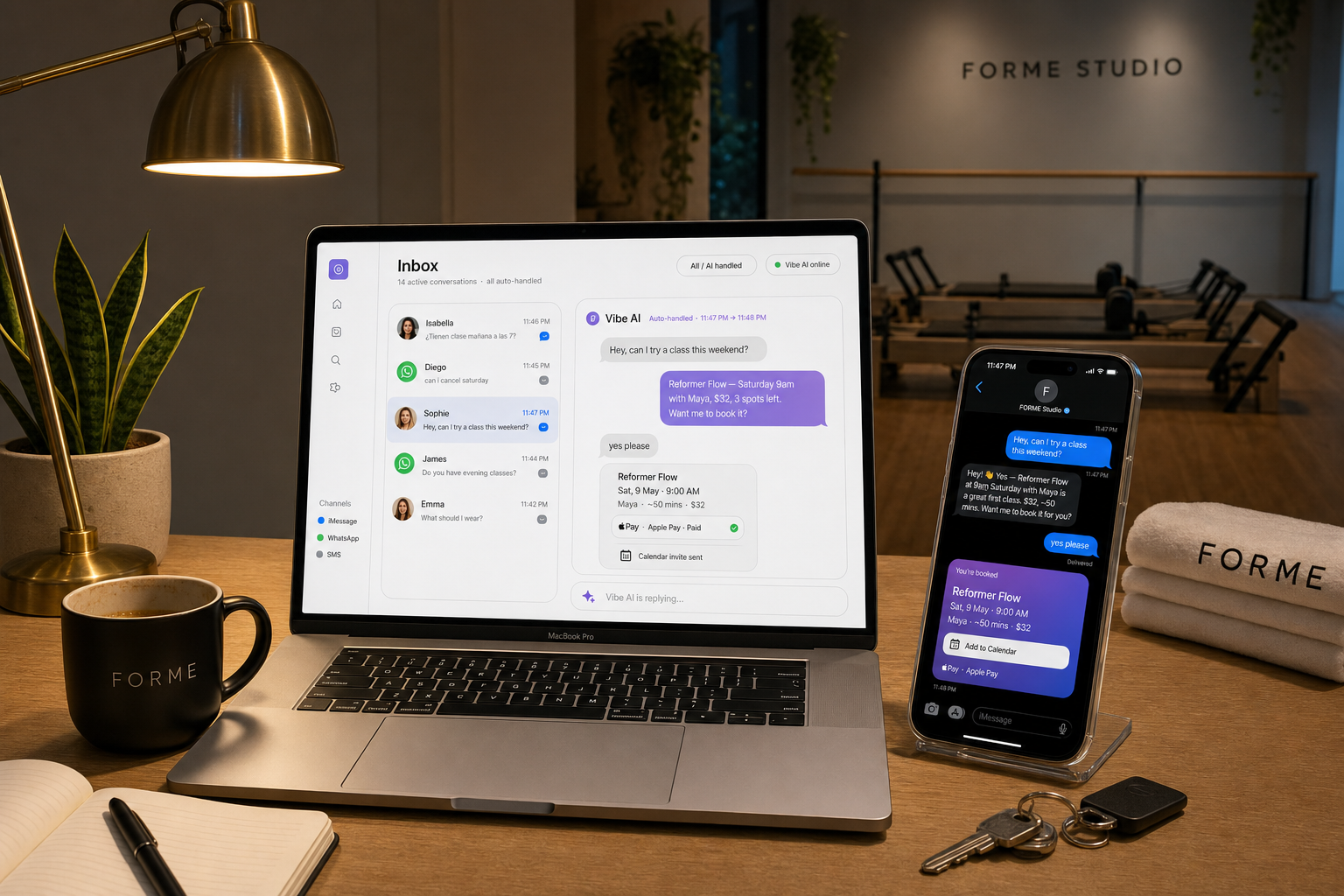 Vibe AI: Your booking system is no longer an app. It's a conversation.