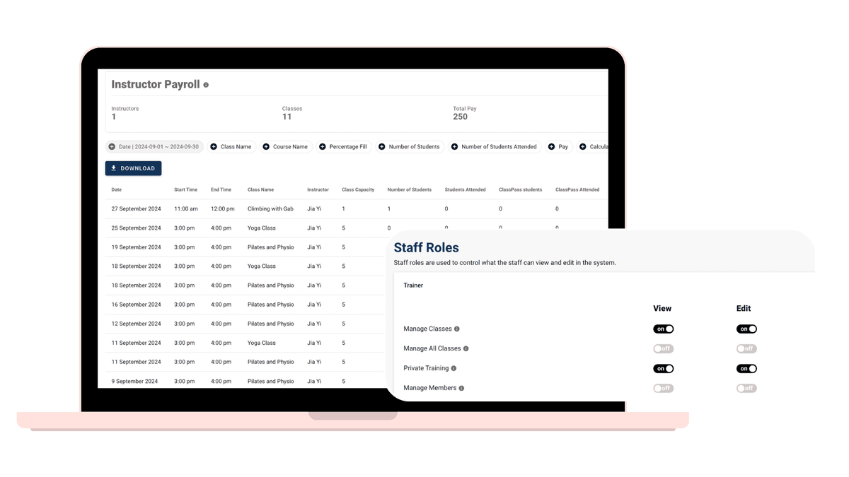 Staff-Payroll-Access-Rights-Yoga-Studio