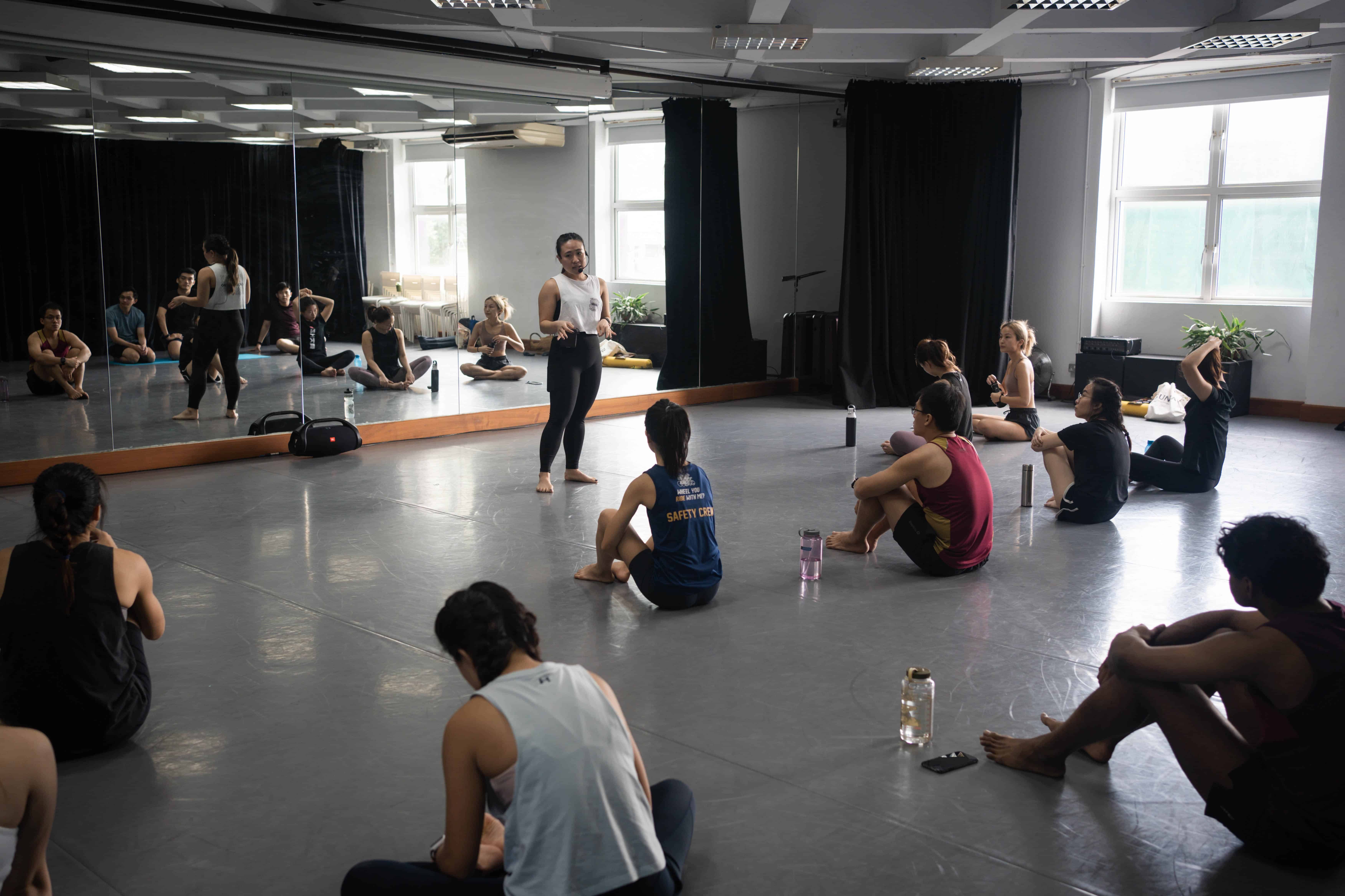 Renting a dance studio by the hour in Singapore