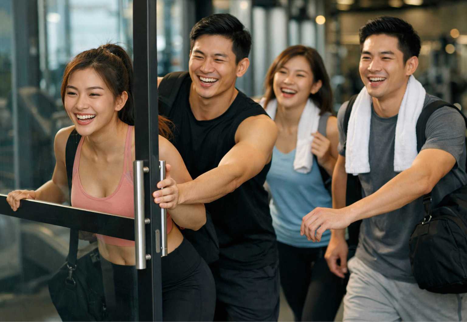 Boutique fitness studio with class-based access