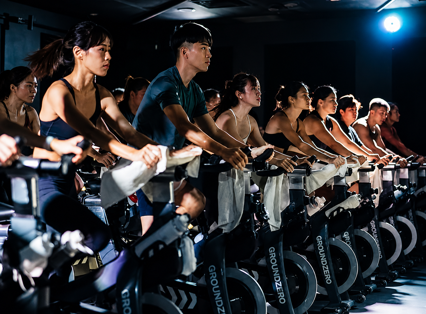 Ground Zero indoor spin and strength gym in Singapore