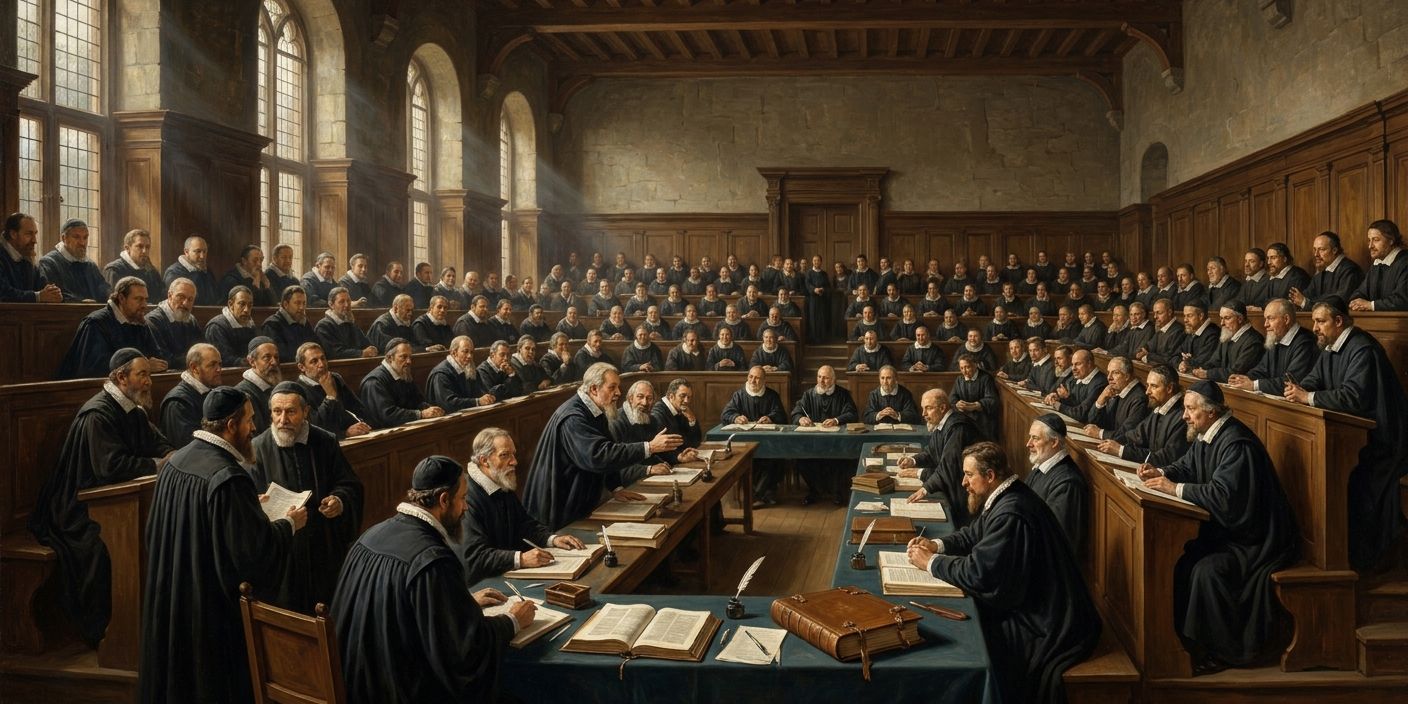 A counsel discussing the Canons of Dort
