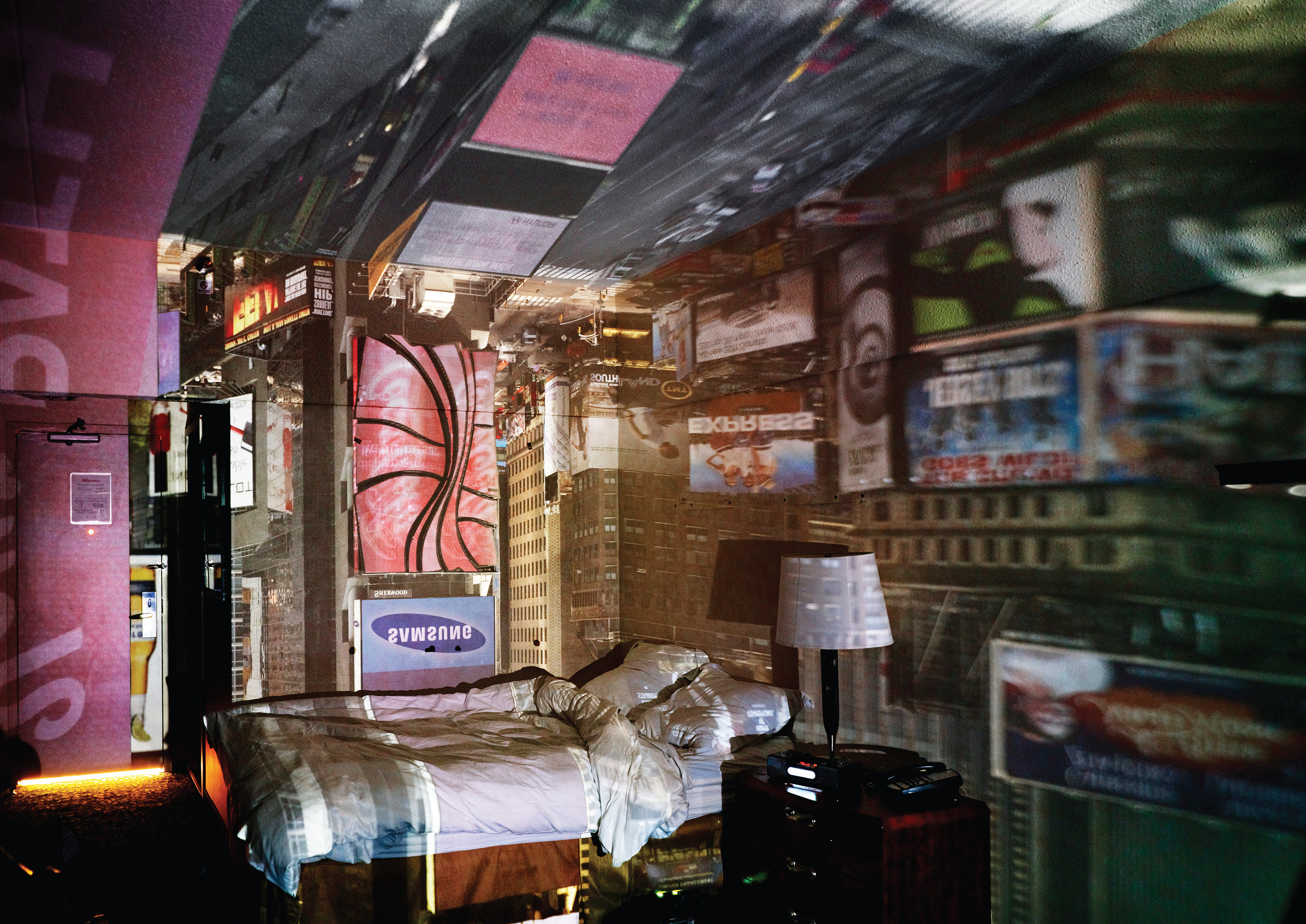 Artwork: Camera Obscura: Times Square in Hotel Room, 2010