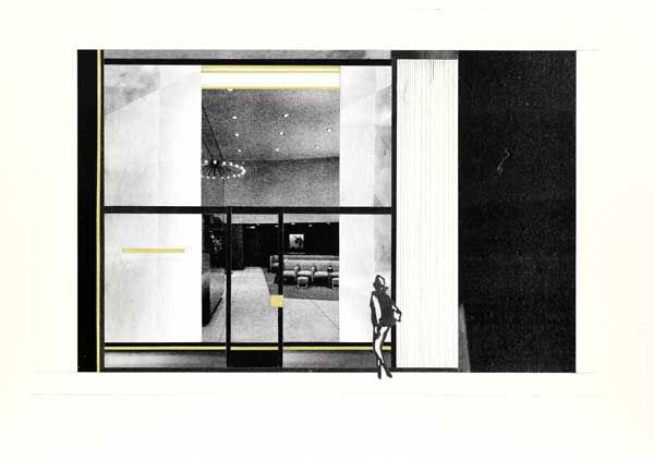 Artwork: P.A.-Molnar, Second Project for storefront design, 1937-39, 2012