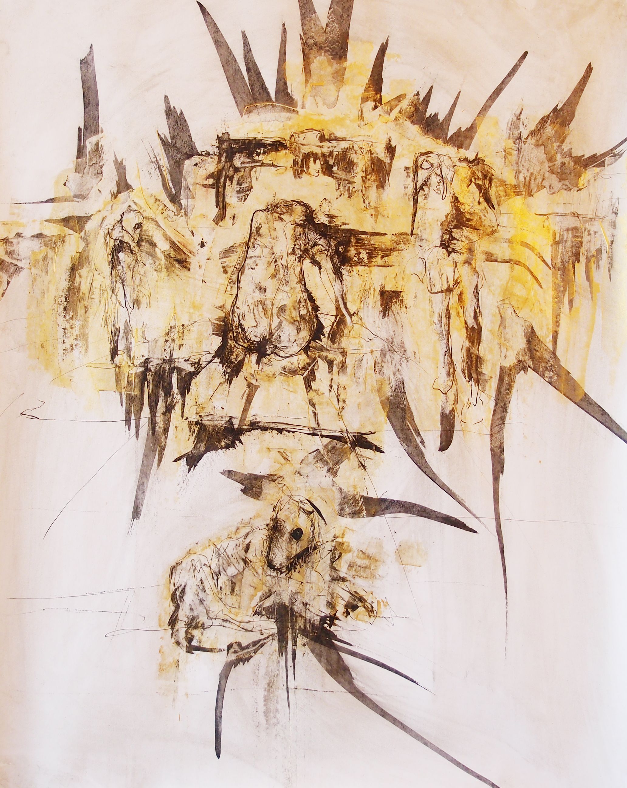 Artwork: Nude with animal