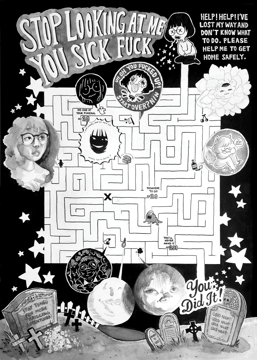 Artwork: Stop Looking At Me You Sick Fuck