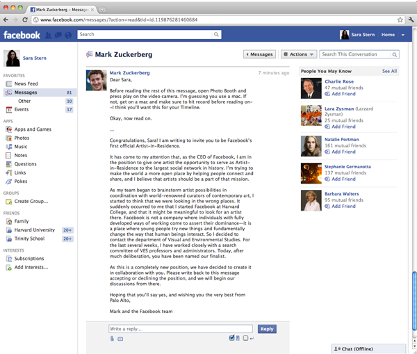 Artwork: A Curated Correspondence (1/19)