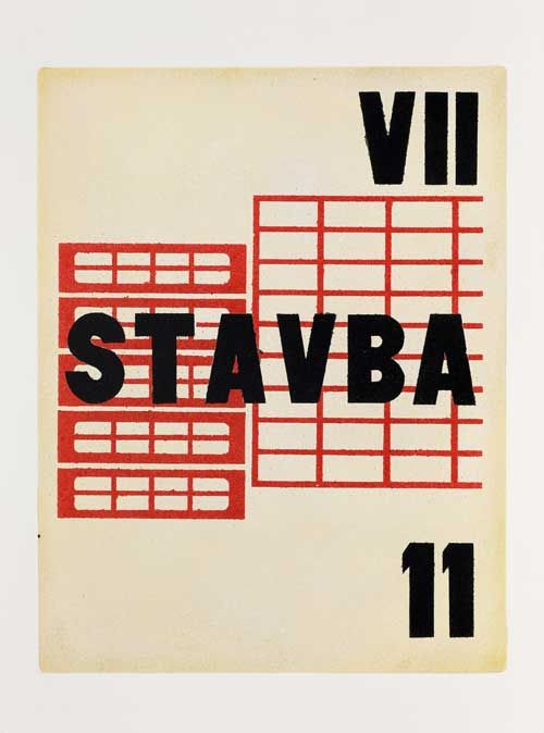 Artwork: Stavba Cover Vol 11 / Year VII, 1932 / 2012