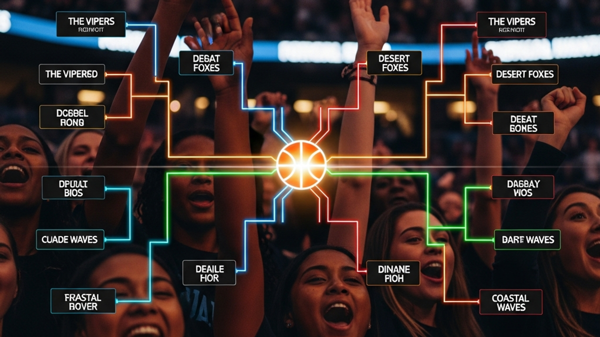 How does the women's march madness bracket work?