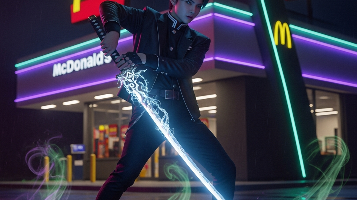 Can you explain the connection between Kpop, demon hunters, and McDonald's?