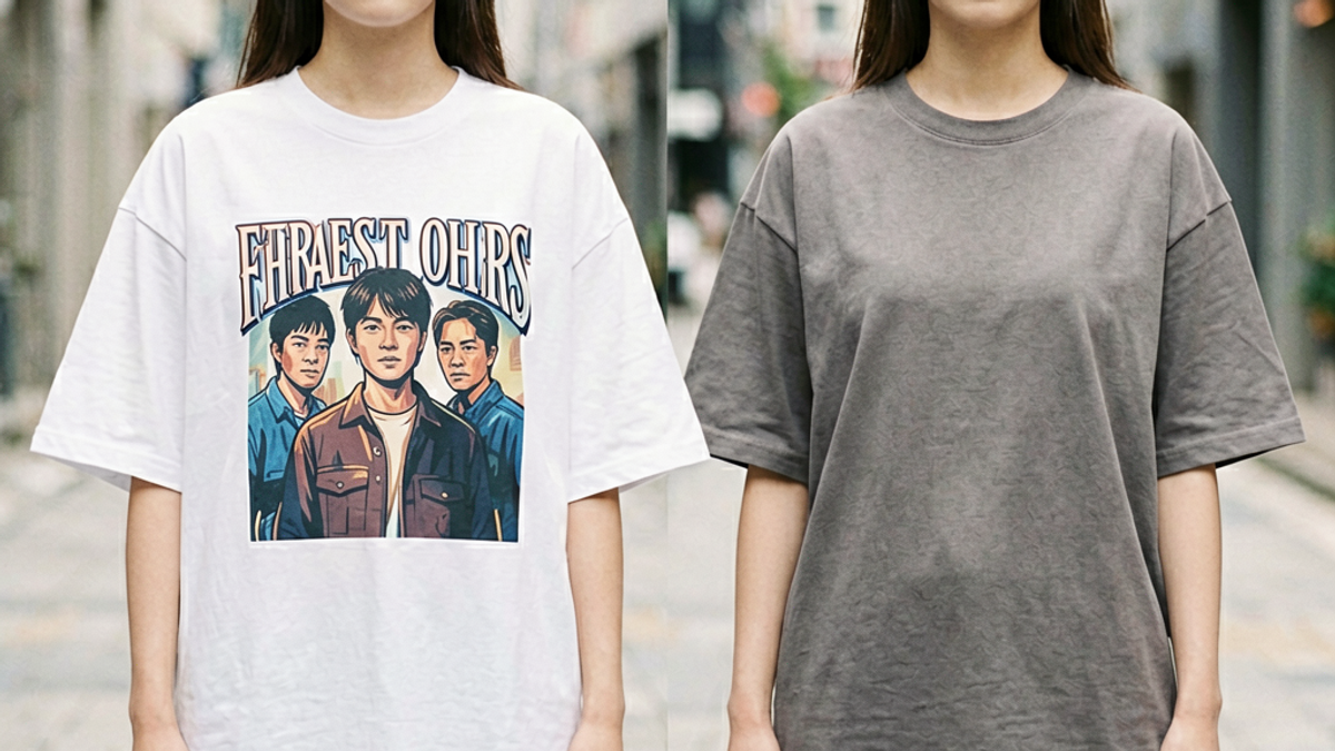 Oversized Tee vs Regular Fit Tee: Which Silhouette Suits You?