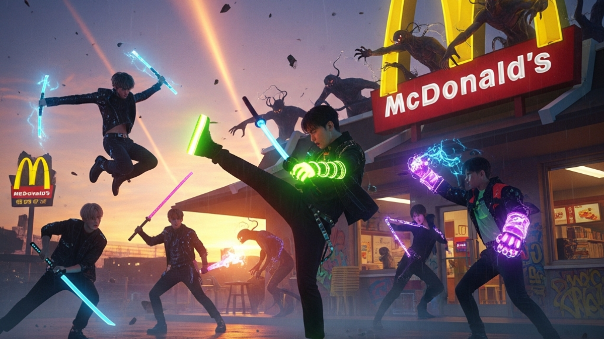 What exactly does "kpop demon hunters mcdonalds" refer to?