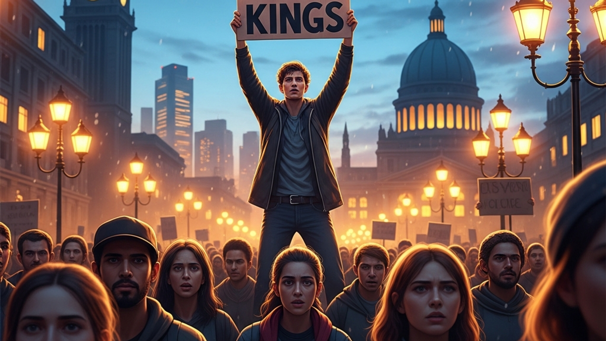 When are the "no kings protests" happening today, and how long are they expected to last?