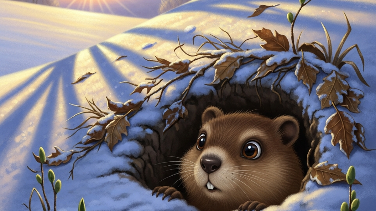 Did the groundhog see its shadow today?