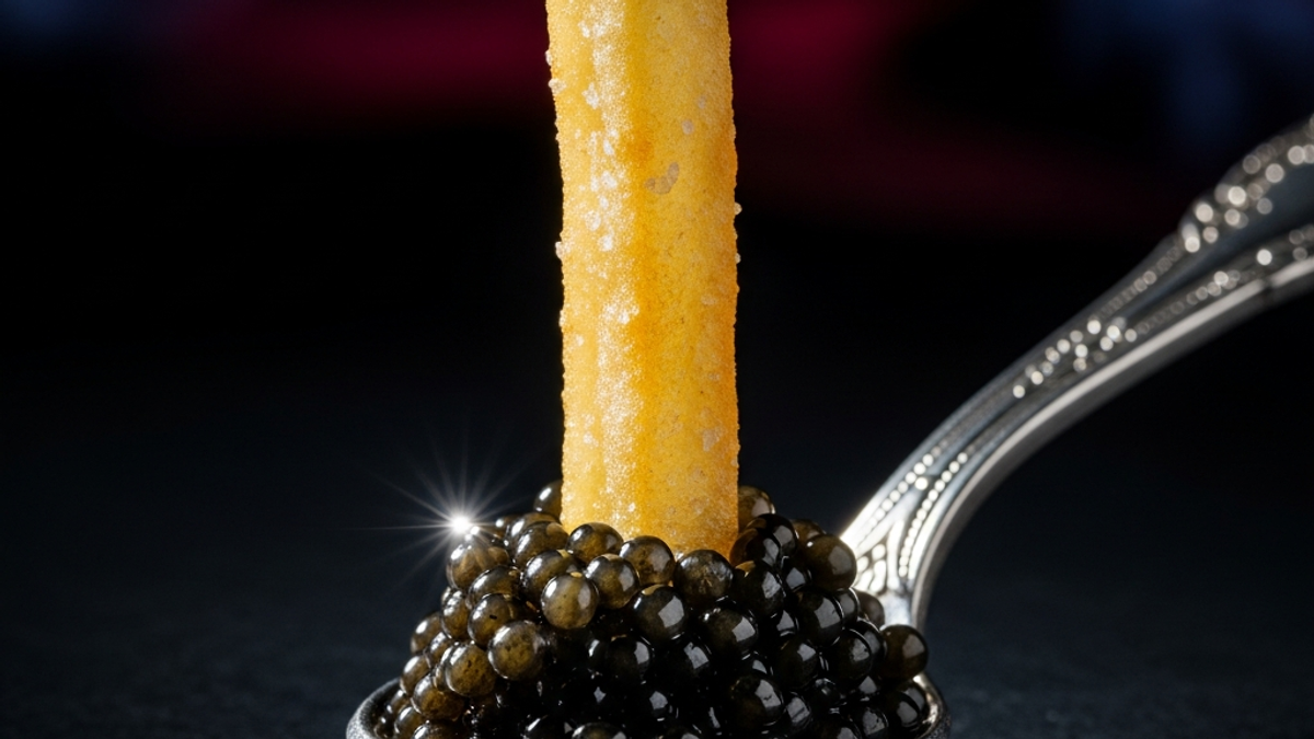 Is the McDonald's caviar kit a real product or a hoax?