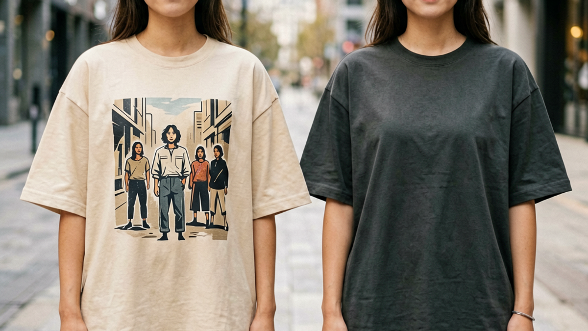Oversized Tee vs Regular Fit Tee: Which Silhouette Suits You?
