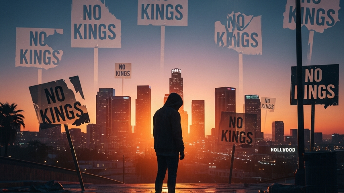 How is the Los Angeles Police Department (LAPD) responding to the "no kings protest"?