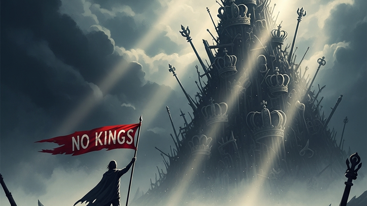 What exactly does "no kings protest" mean?