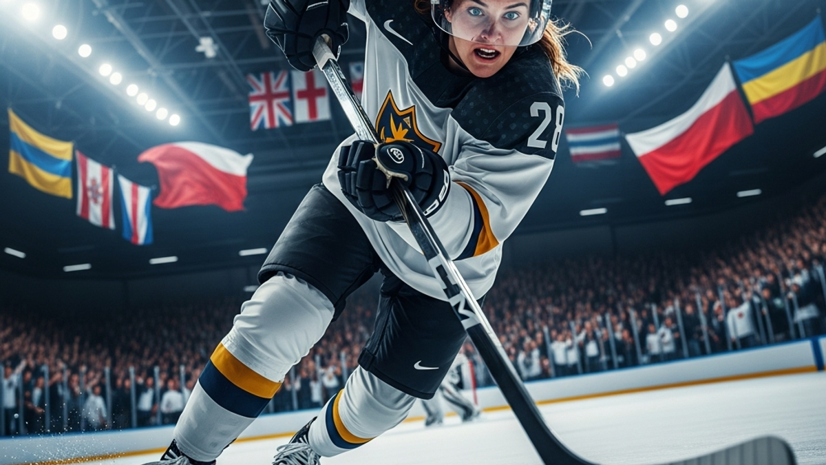 What are the dates and times for the women's Olympic hockey gold medal game?